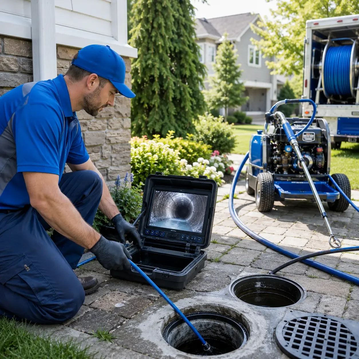Outdoor drain cleaning professionals serving Etna, OH