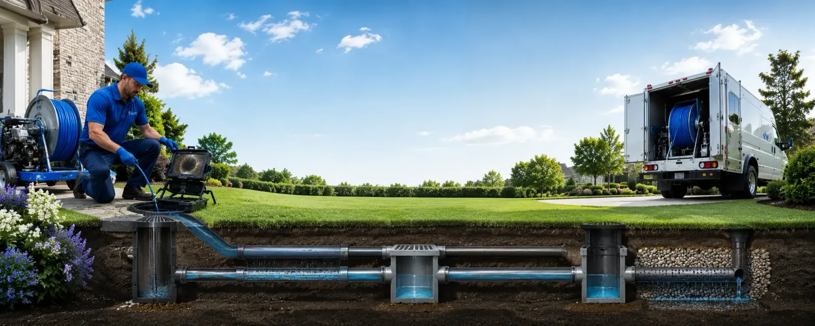 Outdoor drain cleaning information for Etna, OH